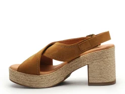 Kaola 2504 Marron Sandales à Talons Femme