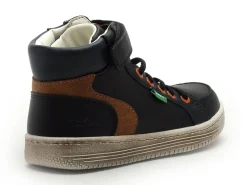 Kickers Baskets LOLASTIC Noir Baskets Montantes Garçon