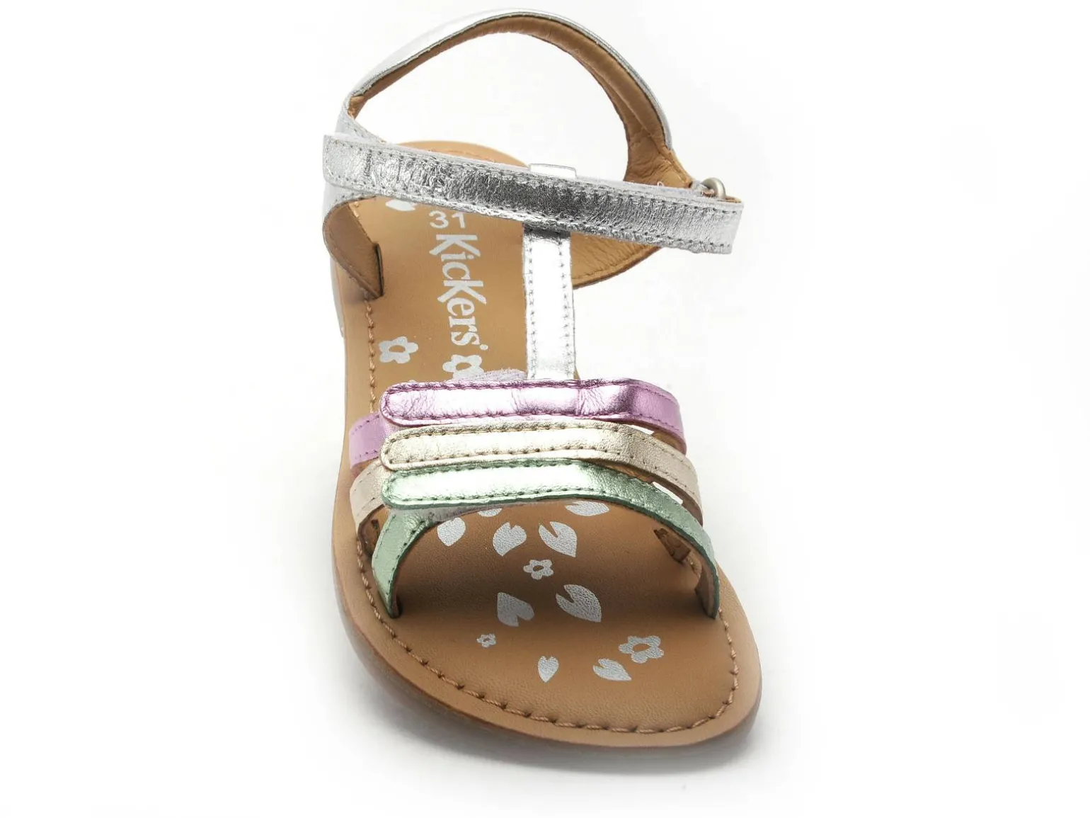 Kickers DIAMANTO Argent Sandales Fille