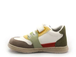Kickers KICKBUVAR Blanc Baskets Basses Garçon