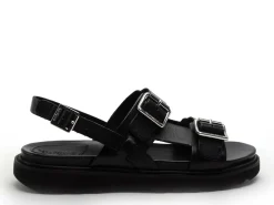 Kickers NEOSUMMER Noir Sandales Plates Femme