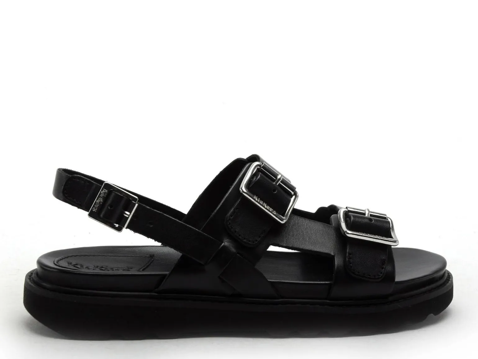 Kickers NEOSUMMER Noir Sandales Plates Femme