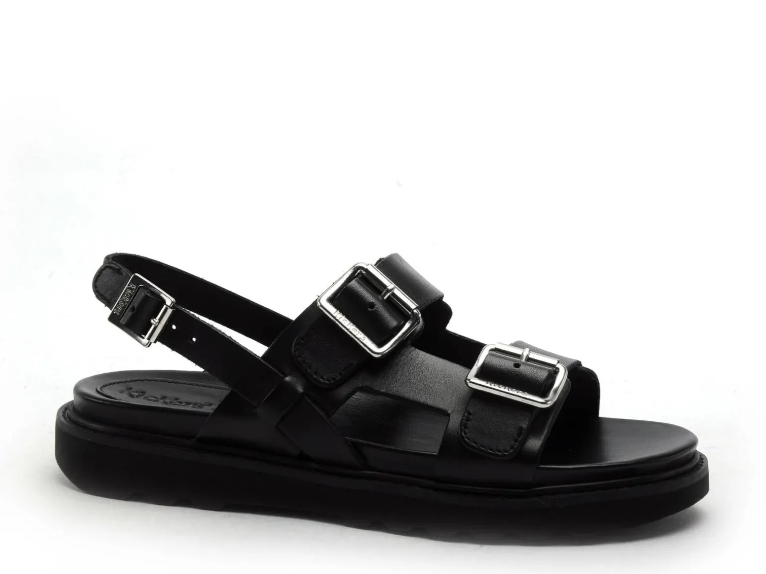 Kickers NEOSUMMER Noir Sandales Plates Femme