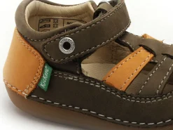 Kickers SUSHY GARCON Kaki Bébé Garçon