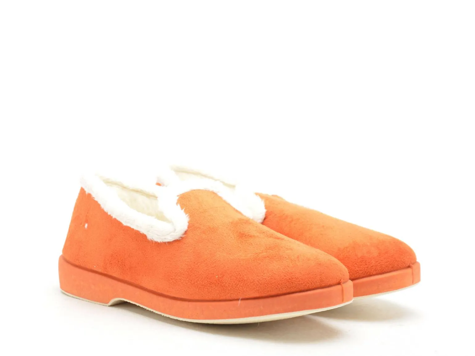 La Maison De L Espadrille Charentaises 7635 8 Orange Chaussons Femme