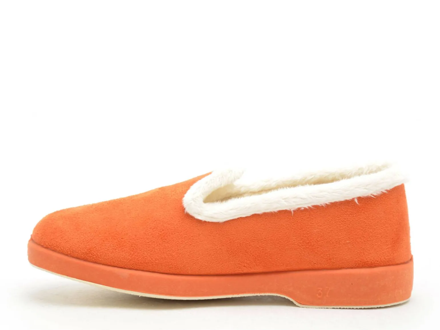 La Maison De L Espadrille Charentaises 7635 8 Orange Chaussons Femme