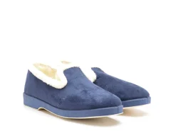 La Maison De L Espadrille Charentaises 7635 8 Bleu Chaussons Femme