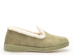 La Maison De L Espadrille Charentaises 7635 8 Kaki Chaussons Femme