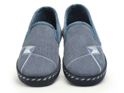 La Maison De L Espadrille Charentaises 6861 8 Bleu Chaussons Homme