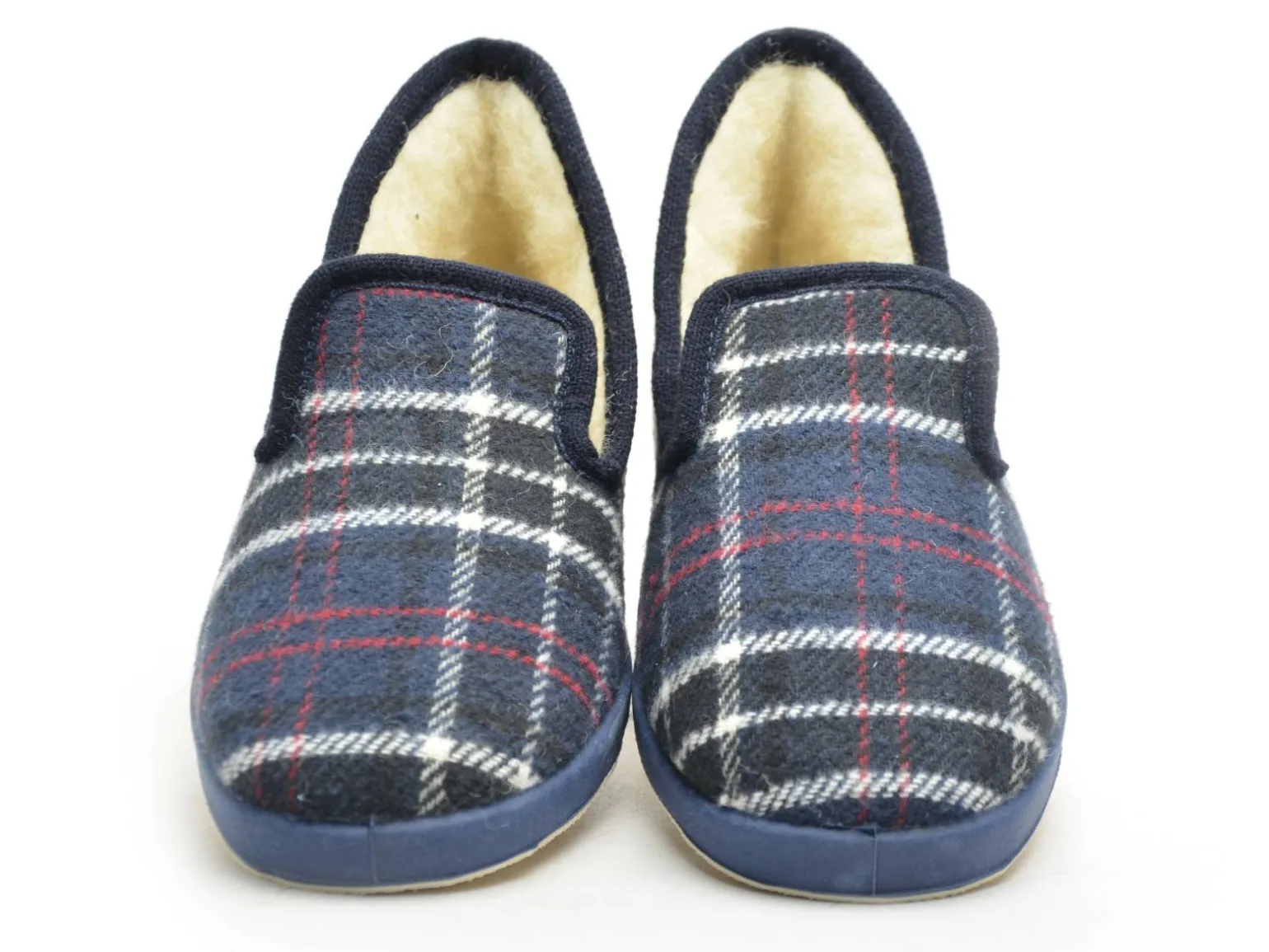 La Maison De L Espadrille Charentaises 7672 8 Bleu Chaussons Homme