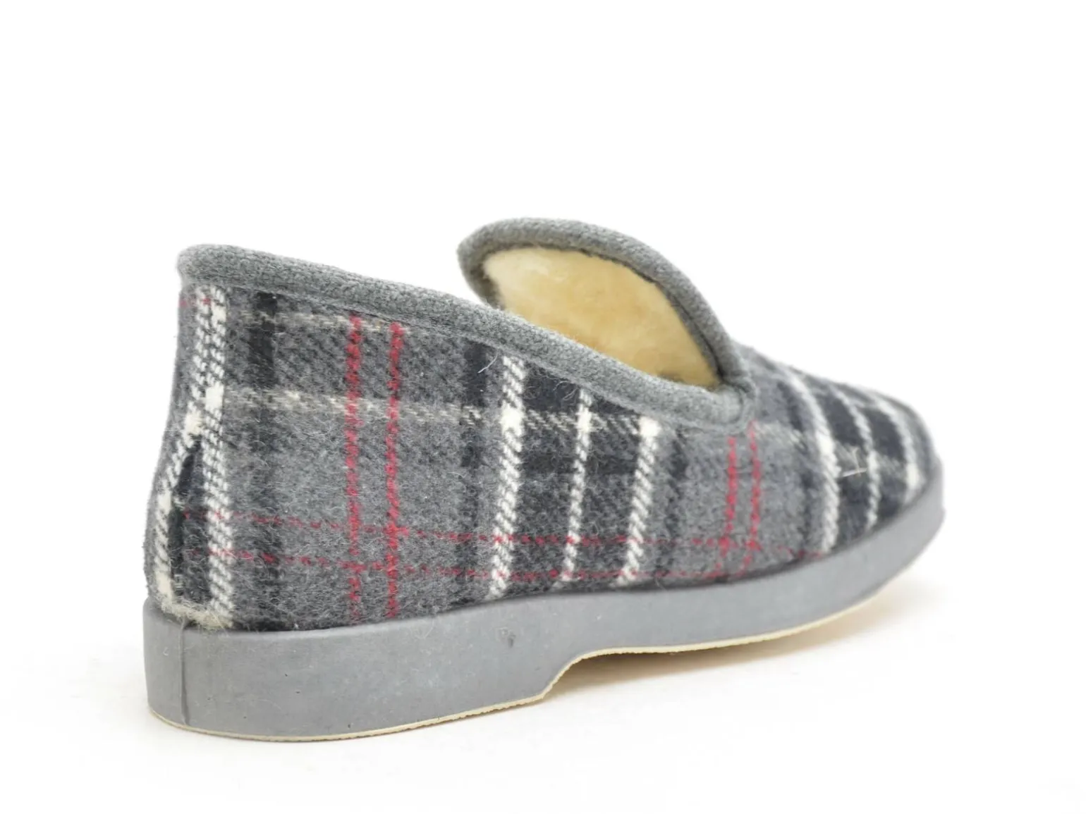 La Maison De L Espadrille Charentaises 7672 8 Gris Chaussons Homme