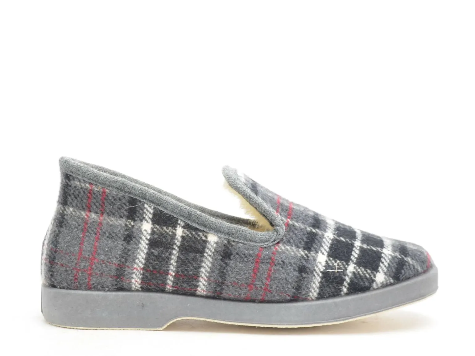 La Maison De L Espadrille Charentaises 7672 8 Gris Chaussons Homme