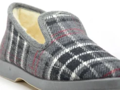 La Maison De L Espadrille Charentaises 7672 8 Gris Chaussons Homme