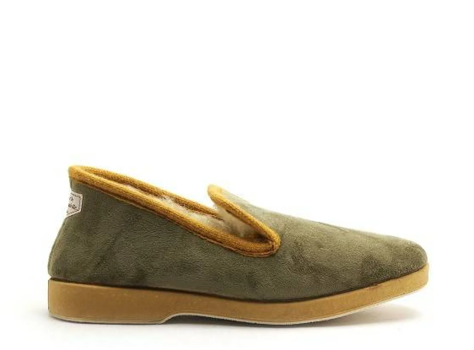 La Maison De L Espadrille Charentaises 7812 7 Kaki Chaussons Homme