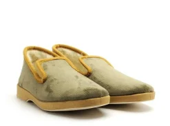 La Maison De L Espadrille Charentaises 7812 7 Kaki Chaussons Homme