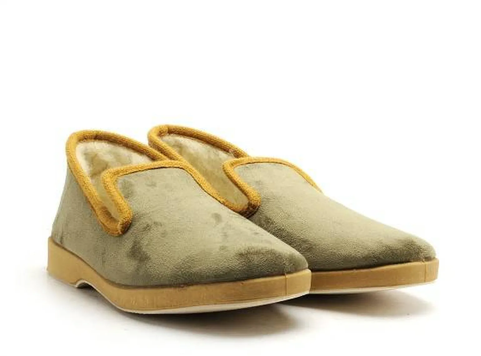 La Maison De L Espadrille Charentaises 7812 7 Kaki Chaussons Homme