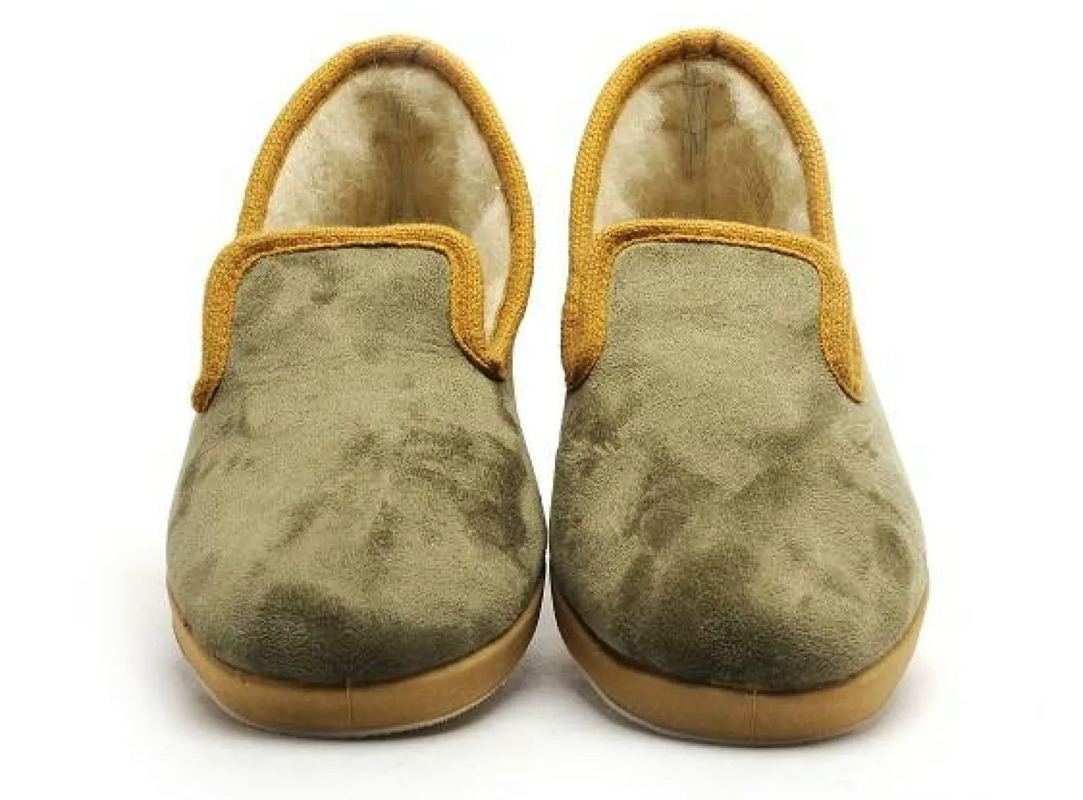 La Maison De L Espadrille Charentaises 7812 7 Kaki Chaussons Homme