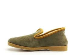 La Maison De L Espadrille Charentaises 7812 7 Kaki Chaussons Homme