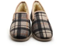 La Maison De L Espadrille Charentaises 7673 7 Beige Chaussons Homme