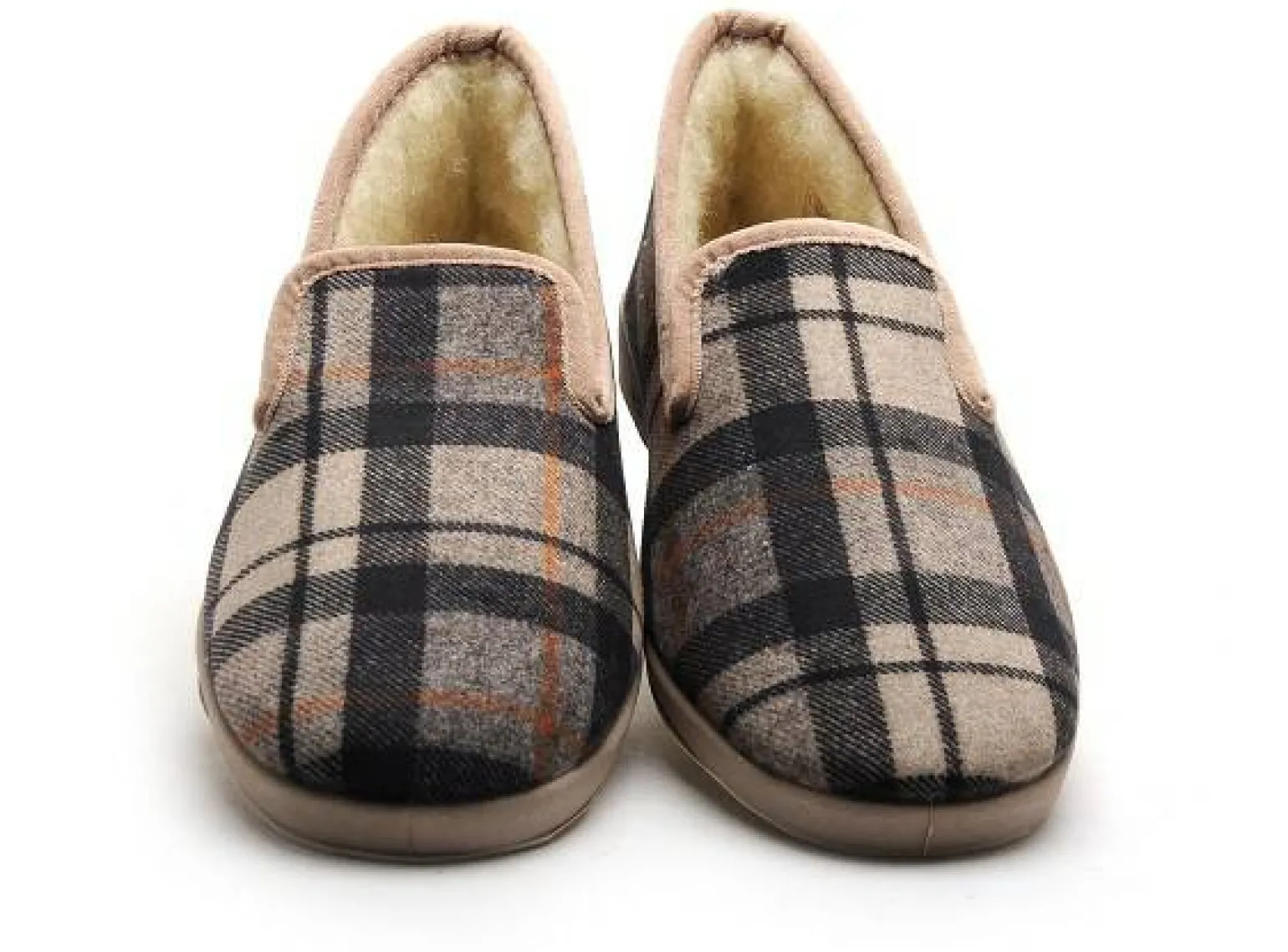 La Maison De L Espadrille Charentaises 7673 7 Beige Chaussons Homme