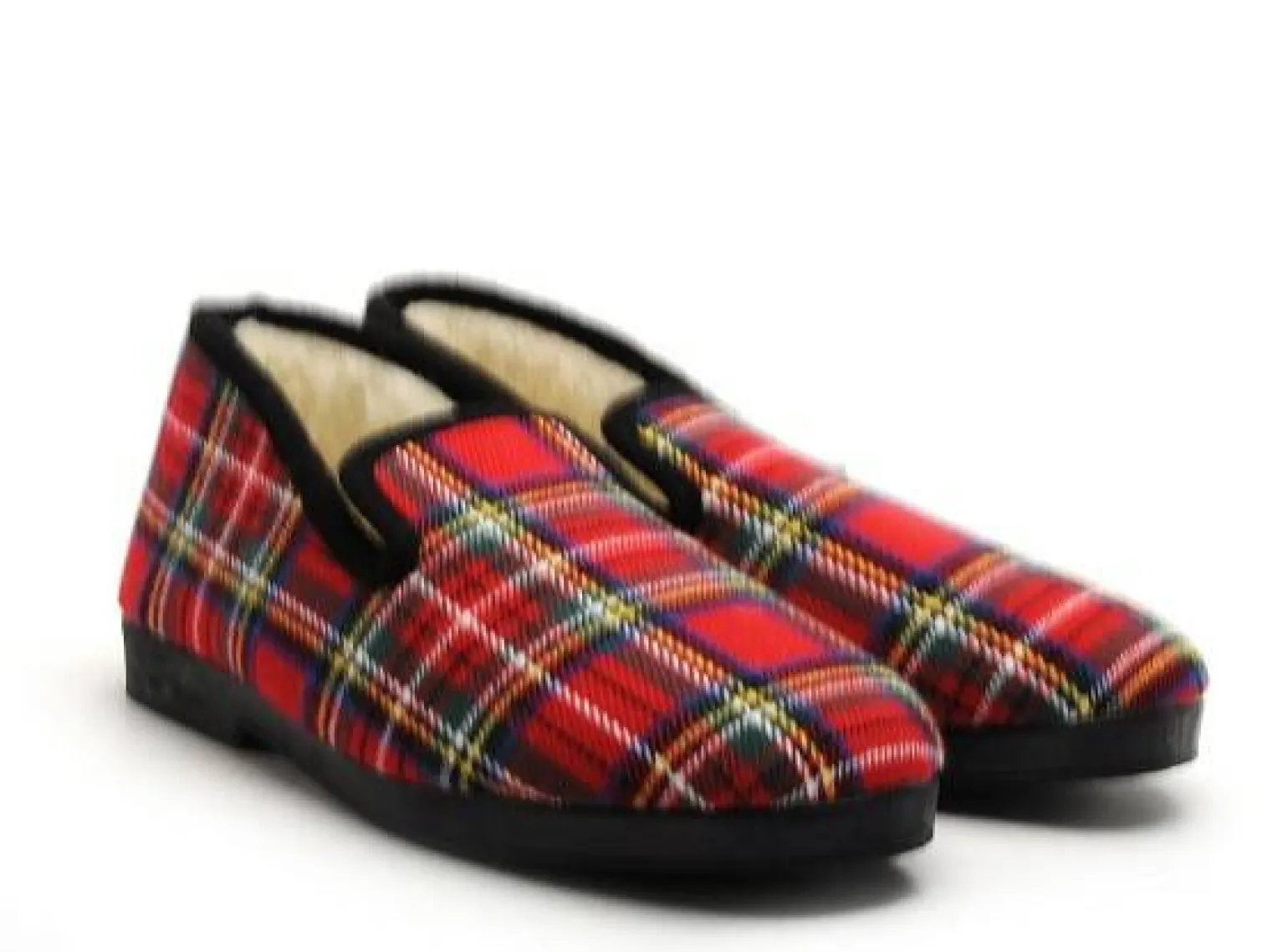 La Maison De L Espadrille Charentaises 7606 7 Rouge Chaussons Homme