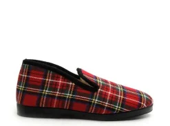 La Maison De L Espadrille Charentaises 7606 7 Rouge Chaussons Homme