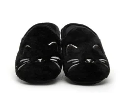 La Maison De L Espadrille Chaussons 9012 7 Noir Chaussons Femme