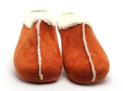 La Maison De L Espadrille Chaussons 9009 7 Orange Chaussons Femme