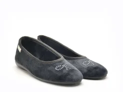 La Maison De L Espadrille Chaussons 6190 8 Noir Chaussons Femme
