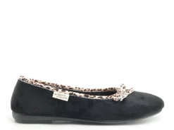 La Maison De L Espadrille Chaussons 6055 8 Noir Chaussons Femme