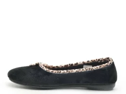 La Maison De L Espadrille Chaussons 6055 8 Noir Chaussons Femme