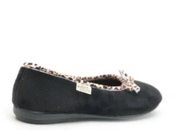 La Maison De L Espadrille Chaussons 6055 8 Noir Chaussons Femme
