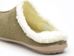 La Maison De L Espadrille Chaussons 9009 8 Kaki Chaussons Femme