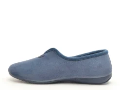La Maison De L Espadrille Chaussons 6182 8 Bleu Chaussons Femme