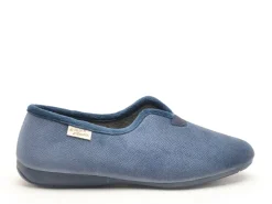 La Maison De L Espadrille Chaussons 6182 8 Bleu Chaussons Femme