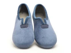 La Maison De L Espadrille Chaussons 6182 8 Bleu Chaussons Femme