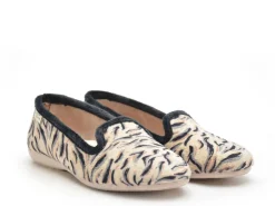 La Maison De L Espadrille Chaussons 6221 8 Noir Chaussons Femme