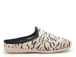 La Maison De L Espadrille Chaussons 6222 8 Noir Chaussons Femme
