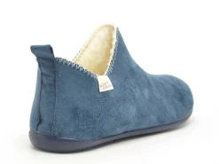 La Maison De L Espadrille Chaussons 6030 8 F Bleu Chaussons Femme