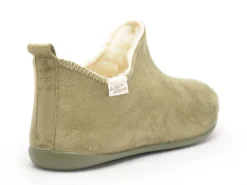 La Maison De L Espadrille Chaussons 6030 8 F Kaki Chaussons Femme