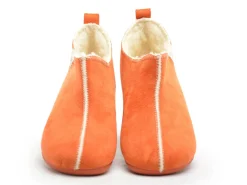 La Maison De L Espadrille Chaussons 6030 8 F Orange Chaussons Femme
