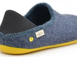 La Maison De L Espadrille Chaussons 6717 8 Bleu Chaussons Homme