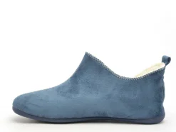 La Maison De L Espadrille Chaussons 6030 8 H Bleu Chaussons Homme