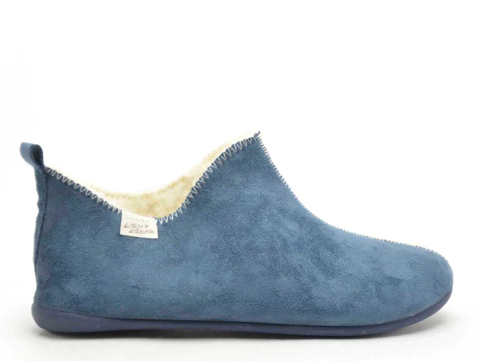 La Maison De L Espadrille Chaussons 6030 8 H Bleu Chaussons Homme