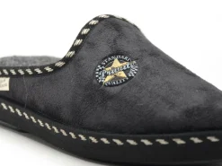 La Maison De L Espadrille Chaussons 6865 8 Noir Chaussons Homme