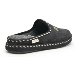 La Maison De L Espadrille Chaussons 6865 8 Noir Chaussons Homme