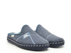 La Maison De L Espadrille Chaussons 6866 8 Bleu Chaussons Homme