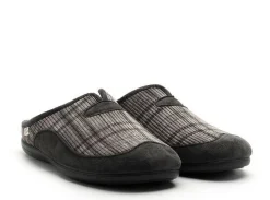 La Maison De L Espadrille Chaussons 6719 7 Gris Chaussons Homme