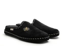 La Maison De L Espadrille Chaussons 6865 7 Noir Chaussons Homme