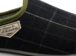 La Maison De L Espadrille Chaussons 7822 7 Vert Chaussons Homme